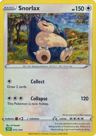 Snorlax 16 - [Trading Card Game Classic] Holofoil