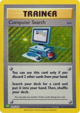 Computer Search (CLV) 20 - [Trading Card Game Classic] Holofoil