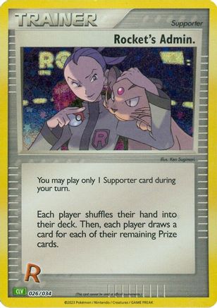 Rocket's Admin. (CLV) 26 - [Trading Card Game Classic] Holofoil