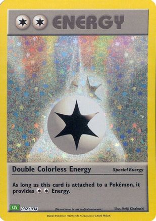 Double Colorless Energy (CLV) 32 - [Trading Card Game Classic] Holofoil