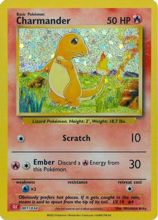 Charmander 1 - [Trading Card Game Classic] Holofoil