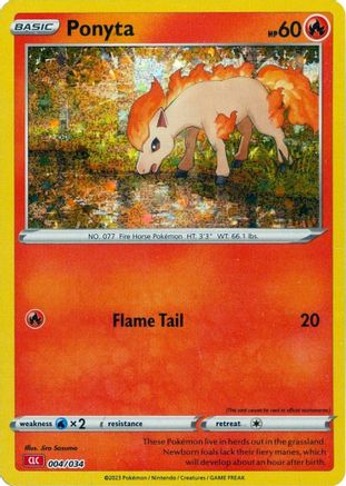 Ponyta 4 - [Trading Card Game Classic] Holofoil