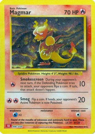 Magmar 6 - [Trading Card Game Classic] Holofoil