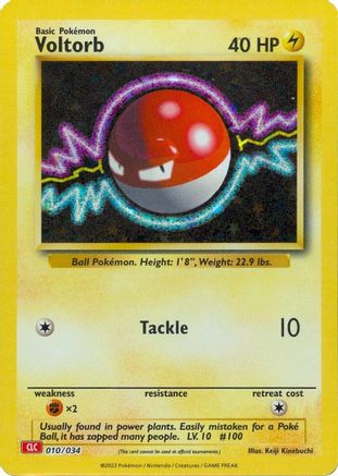 Voltorb 10 - [Trading Card Game Classic] Holofoil