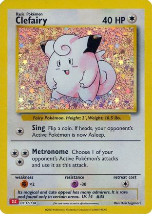 Clefairy 13 - [Trading Card Game Classic] Holofoil