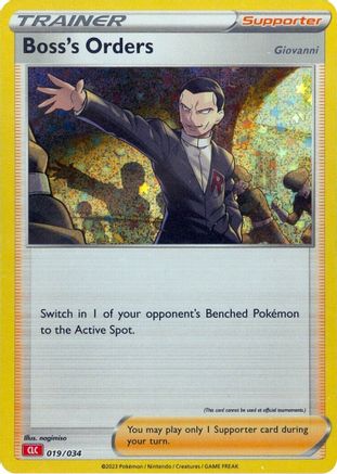 Boss's Orders (CLC) 19 - [Trading Card Game Classic] Holofoil