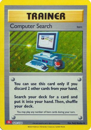 Computer Search (CLC) 20 - [Trading Card Game Classic] Holofoil