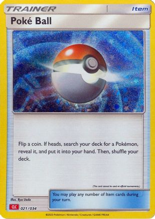 Poke Ball (CLC) 21 - [Trading Card Game Classic] Holofoil