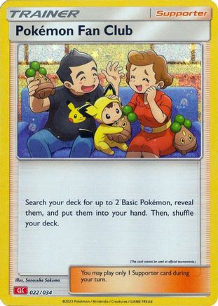 Pokemon Fan Club (CLC) 22 - [Trading Card Game Classic] Holofoil