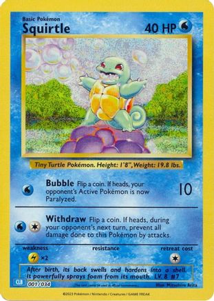 Squirtle 1 - [Trading Card Game Classic] Holofoil