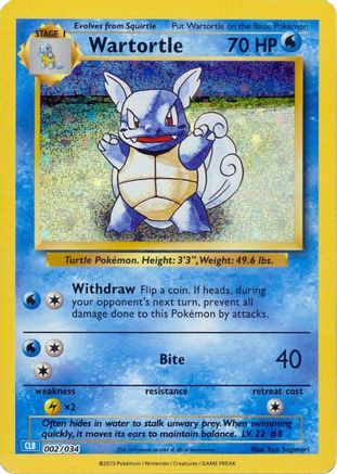 Wartortle 2 - [Trading Card Game Classic] Holofoil