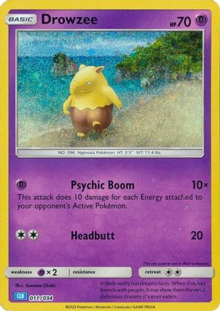 Drowzee 11 - [Trading Card Game Classic] Holofoil
