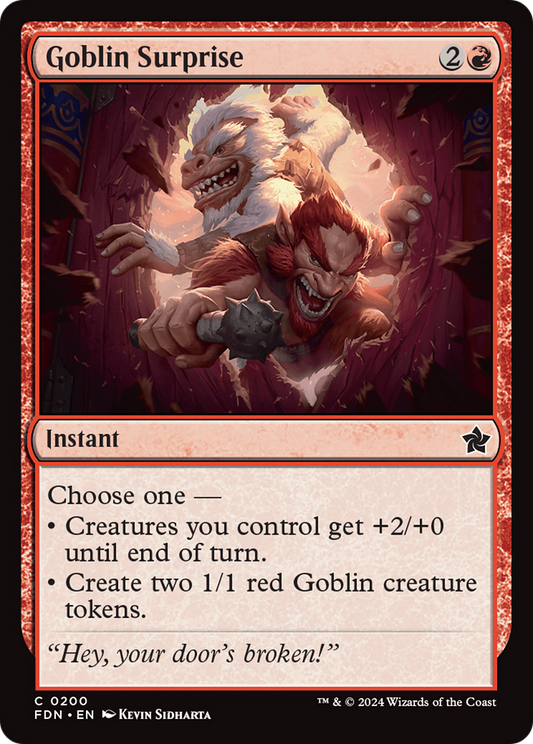 Goblin Surprise (FDN-200) - [Foundations] Foil