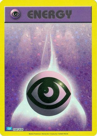 Basic Psychic Energy 34 - [Trading Card Game Classic]
