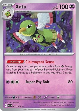 Xatu - 072/182 (Non-Holo) 72 - [Deck Exclusives]