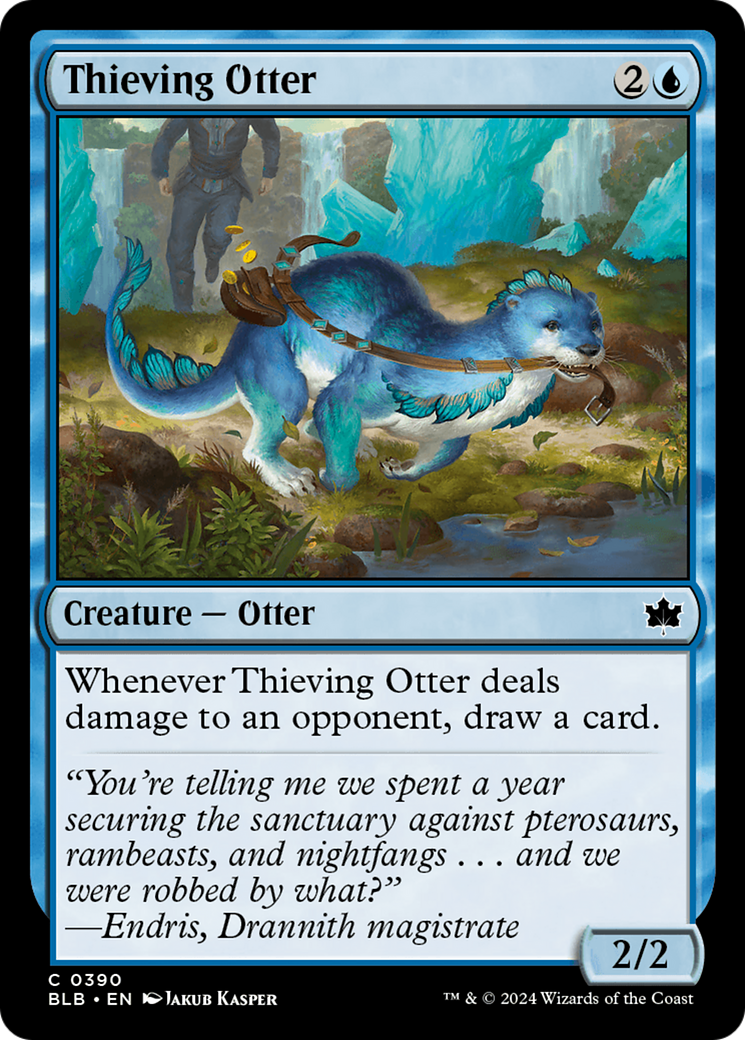 Thieving Otter (BLB-390) - [Bloomburrow]