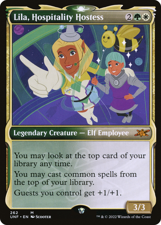 Lila, Hospitality Hostess (UNF-262) - [Unfinity]: (Showcase) Foil