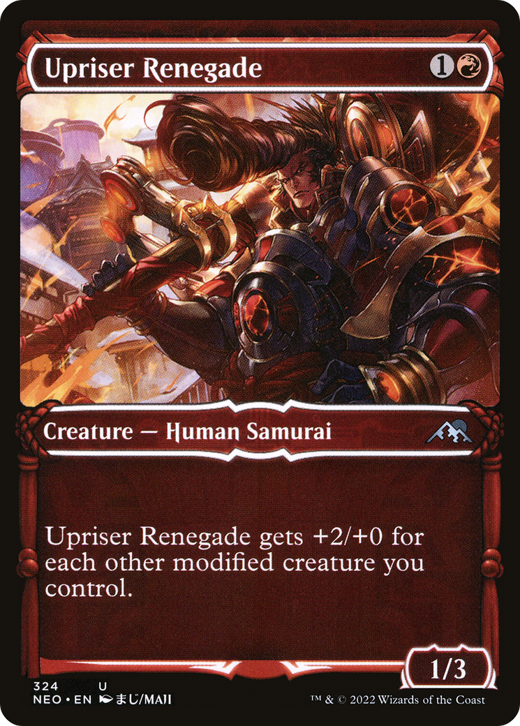 Upriser Renegade (NEO-324) - [Kamigawa: Neon Dynasty]: (Showcase)
