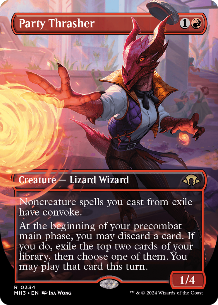 Party Thrasher (MH3-334) - [Modern Horizons 3] (Sans bordure) 