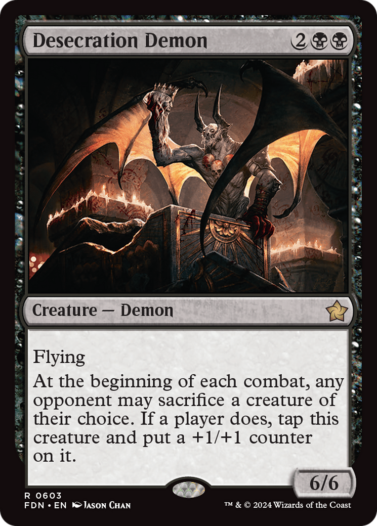 Desecration Demon (FDN-603) - [Foundations]