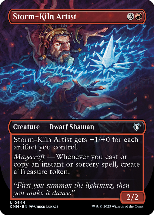 Storm-Kiln Artist (CMM-644) - [Commander Masters] (Borderless)