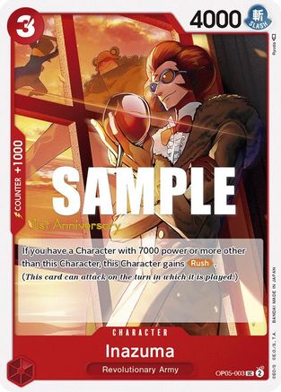 Inazuma [L'éveil de la nouvelle ère : cartes de tournoi du 1er anniversaire] 