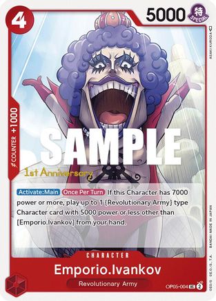 Emporio.Ivankov [L'éveil de la nouvelle ère : cartes de tournoi du 1er anniversaire] 