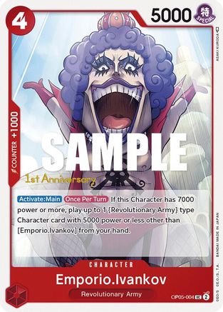 Emporio.Ivankov [Awakening of the New Era: 1st Anniversary Tournament Cards]