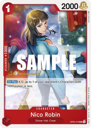 Nico Robin [L'éveil de la nouvelle ère : cartes de tournoi du 1er anniversaire] 