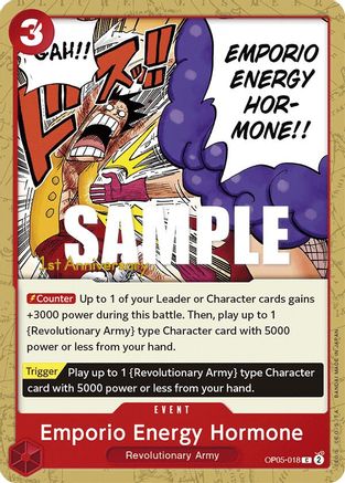 Emporio Energy Hormone [Awakening of the New Era: 1st Anniversary Tournament Cards]