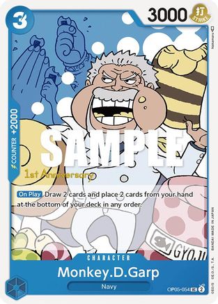 Monkey.D.Garp [L'éveil de la nouvelle ère : cartes de tournoi du 1er anniversaire] 