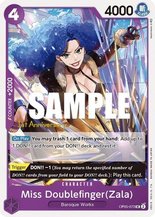 Miss Doublefinger(Zala) [Awakening of the New Era: 1st Anniversary Tournament Cards]