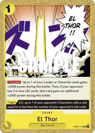 El Thor [L'éveil de la nouvelle ère : cartes de tournoi du 1er anniversaire] 