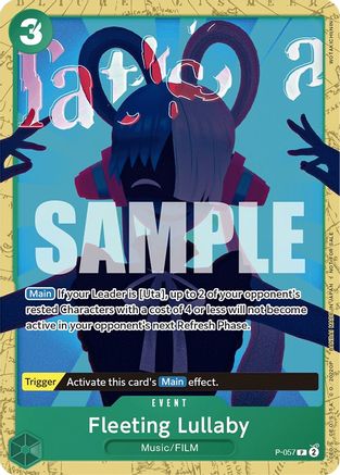 Berceuse éphémère (Starter Deck 11 : Uta Deck Battle) [Cartes promotionnelles One Piece] 
