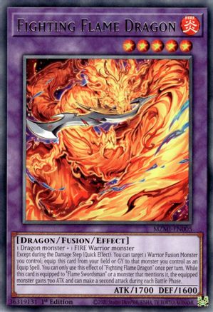 Combattre le dragon de flammes [MZMI-EN005] Rare 