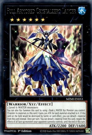 Lancer Crystalzero entièrement blindé [MZMI-EN053] Rare 
