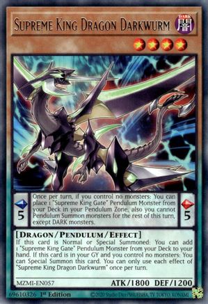 Roi Suprême Dragon Guivre Sombre [MZMI-EN057] Rare 