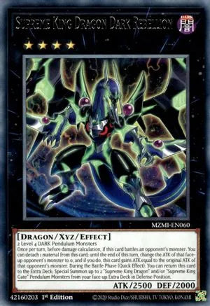 Supreme King Dragon Dark Rebellion [MZMI-EN060] Rare