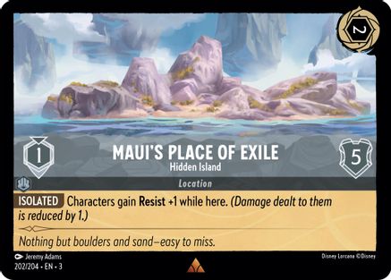 Maui's Place of Exile - Hidden Island (202/204)  - Into the Inklands