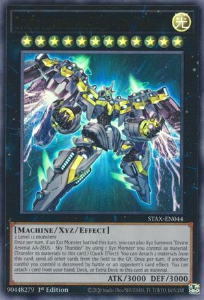 Divine Arsenal AA-ZEUS - Sky Thunder (STAX-EN044) - 2-Player Starter Set 1st Edition