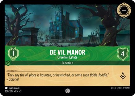 De Vil Manor - Cruella's Estate (100/204)  - Into the Inklands