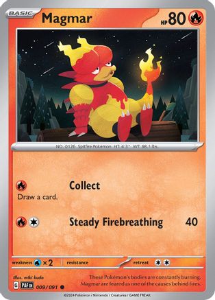 Magmar (009/091) [Écarlate et Violet : Destins Paldéens] 