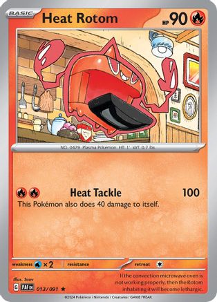 Heat Rotom (013/091) [Écarlate et Violet : Destins Paldéens] 