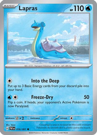 Lapras (016/091) [Écarlate et Violet : Destins Paldéens] 