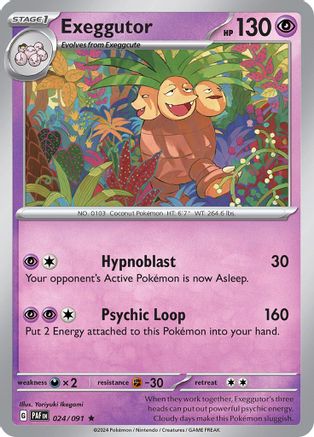 Exeggutor (024/091) [Écarlate et Violet : Destins Paldéens] 