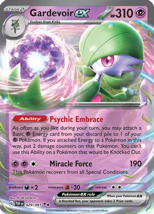 Gardevoir ex (029/091) [Écarlate et Violet : Destins Paldéens] 