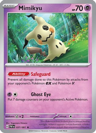 Mimikyu (037/091) [Écarlate et Violet : Destins Paldéens] 