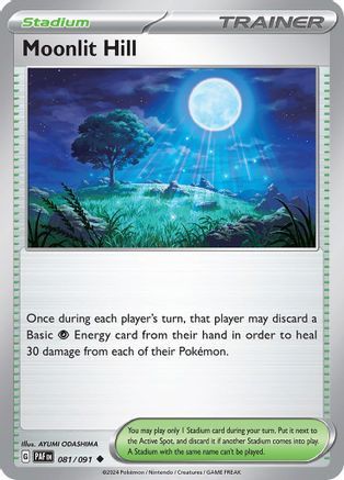 Moonlit Hill (081/091) [Écarlate et Violet : Destins Paldéens] 