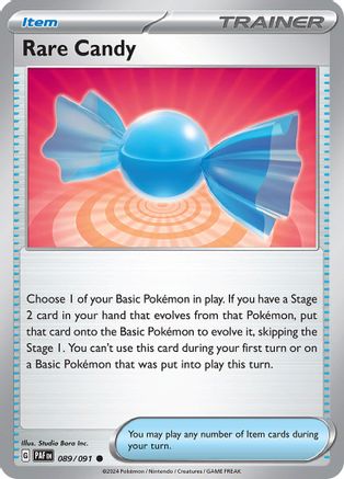 Bonbon rare (089/091) [Écarlate et Violet : Destins Paldéens] 