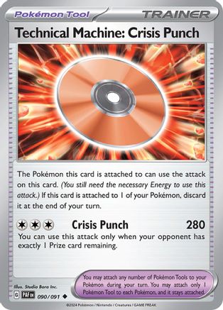 Machine technique : Crisis Punch (090/091) [Scarlet &amp; Violet : Paldean Fates] 